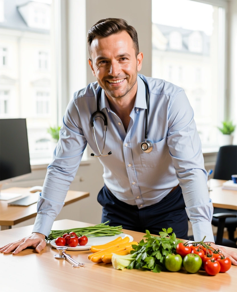 Ernährungsexperte bei der Arbeit